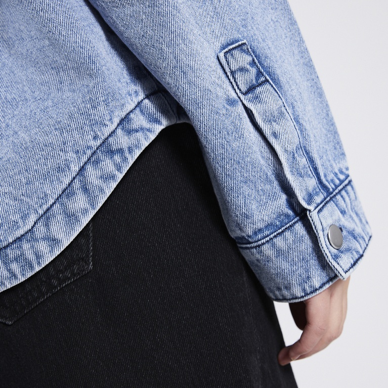 Twill jacket "Kaley" Denim blue